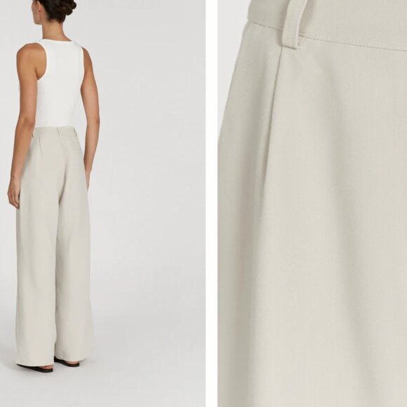 DISSH ROWAN BONE TROUSER MINIMALIST PANTS w/ POCKETS US 2 / Small $120 - Picture 3 of 11